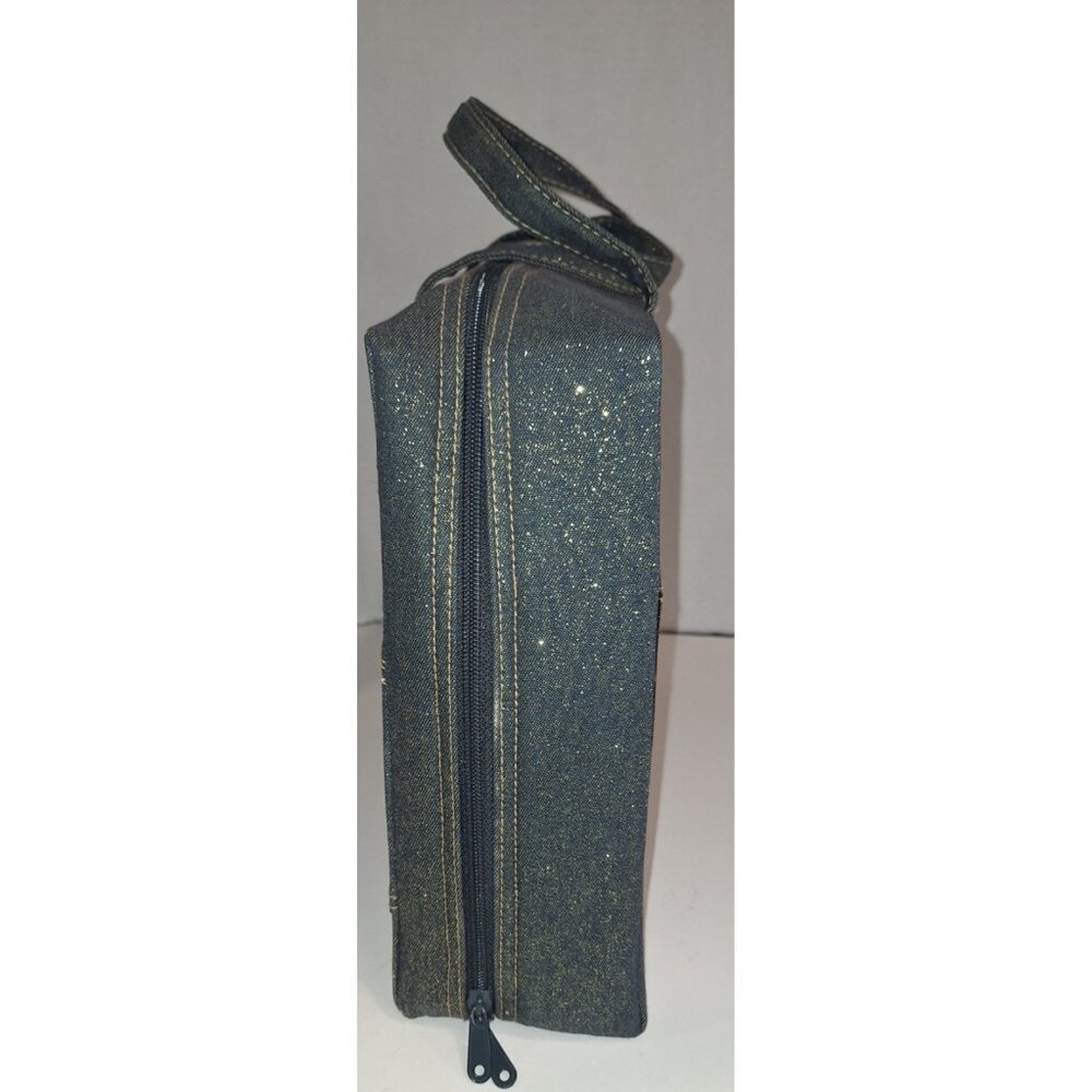 Bratz faux pocket blue jean glittery carrying travel case clothing organizer - Picture 5 of 13